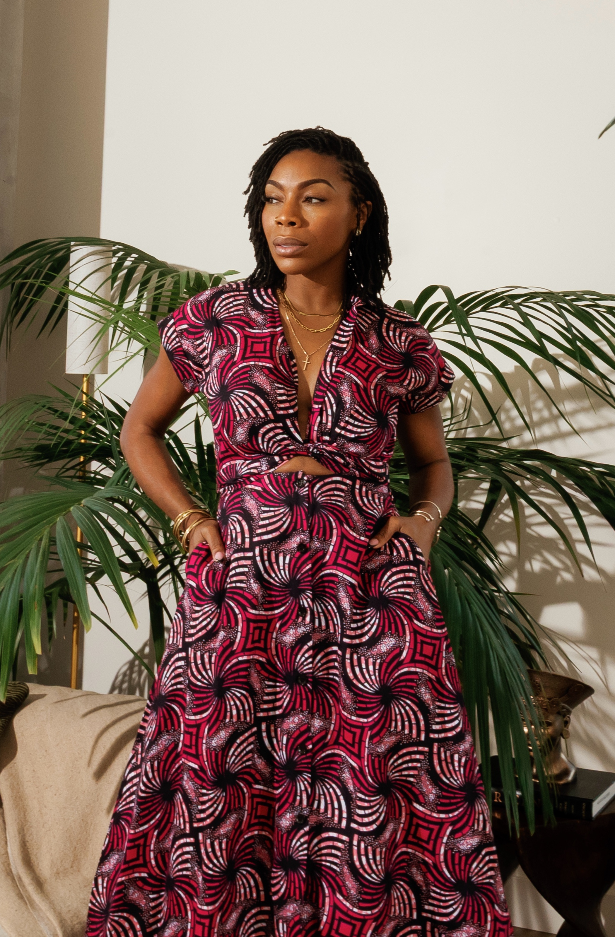 Jessie Tea-Length Dress