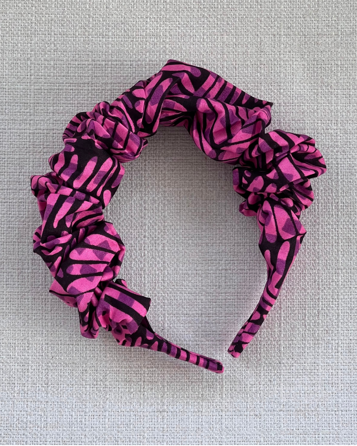 Scrunchie Headband- Pink Passion