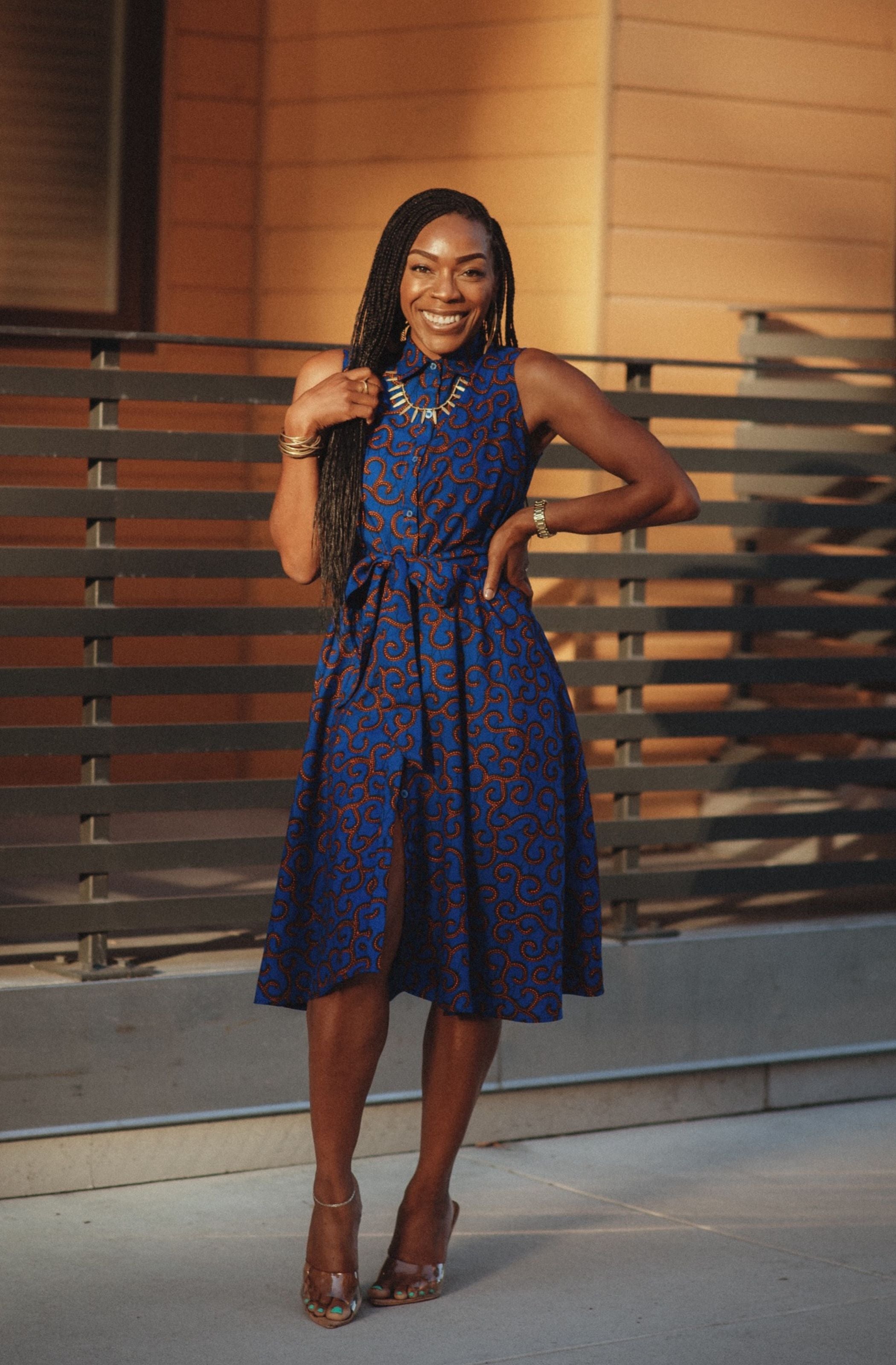Mesi Button Down Dress