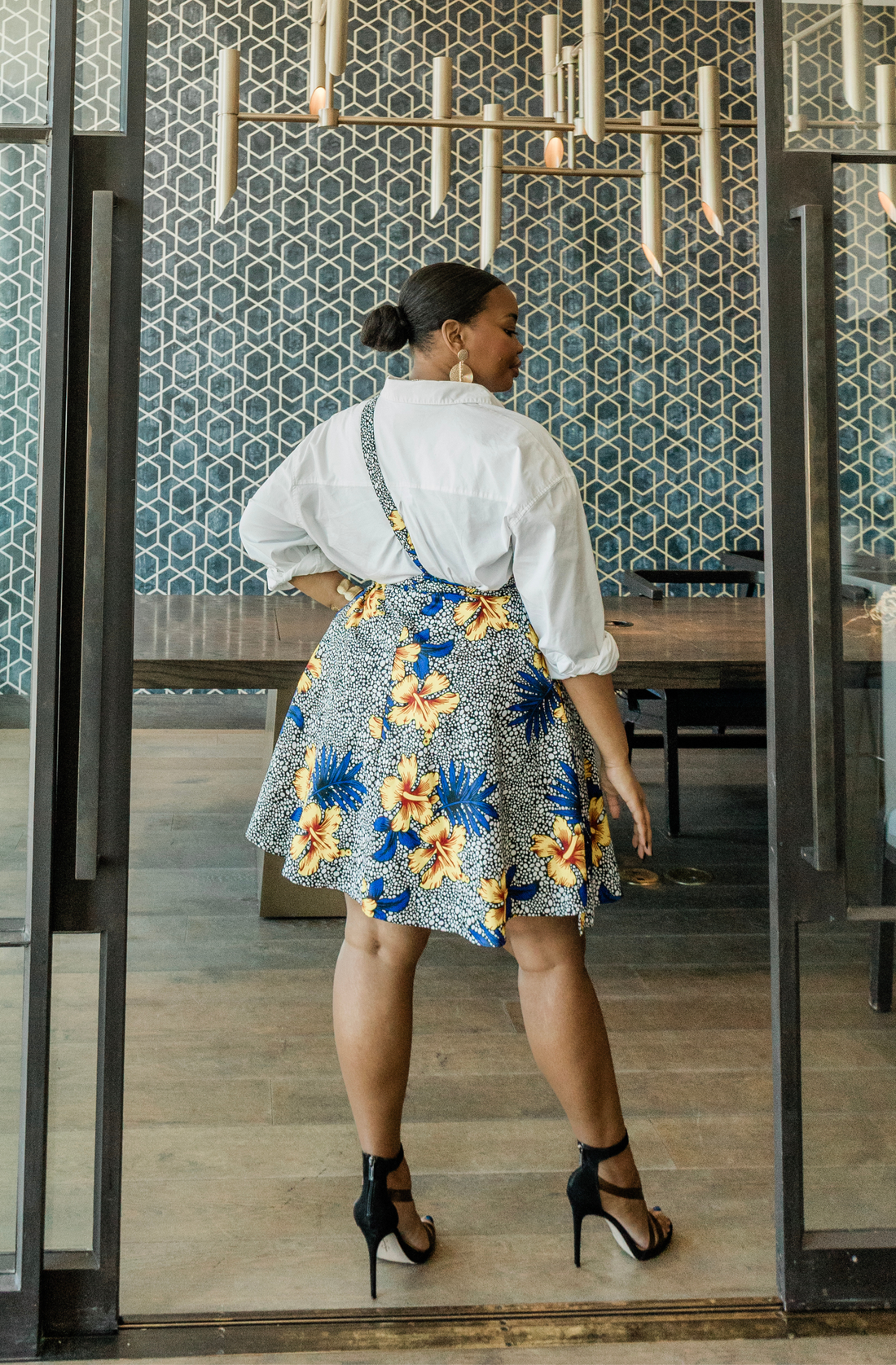 Convertible Wrap- Skirt/ Dress/ Top- Hibiscus