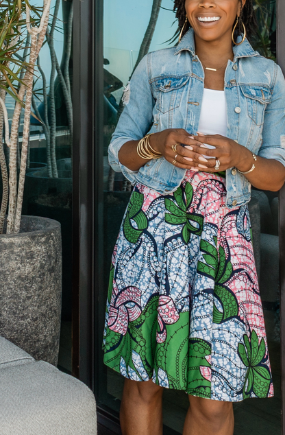 Convertible Wrap- Skirt/ Dress/ Top- Aurora