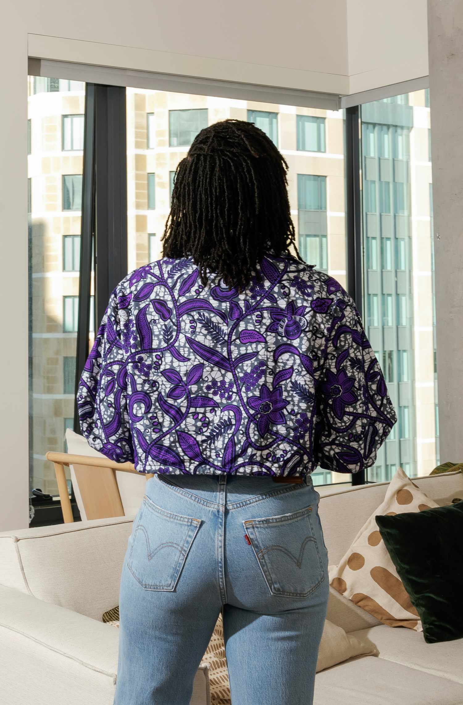 Button Up Crop Top- Ameyo