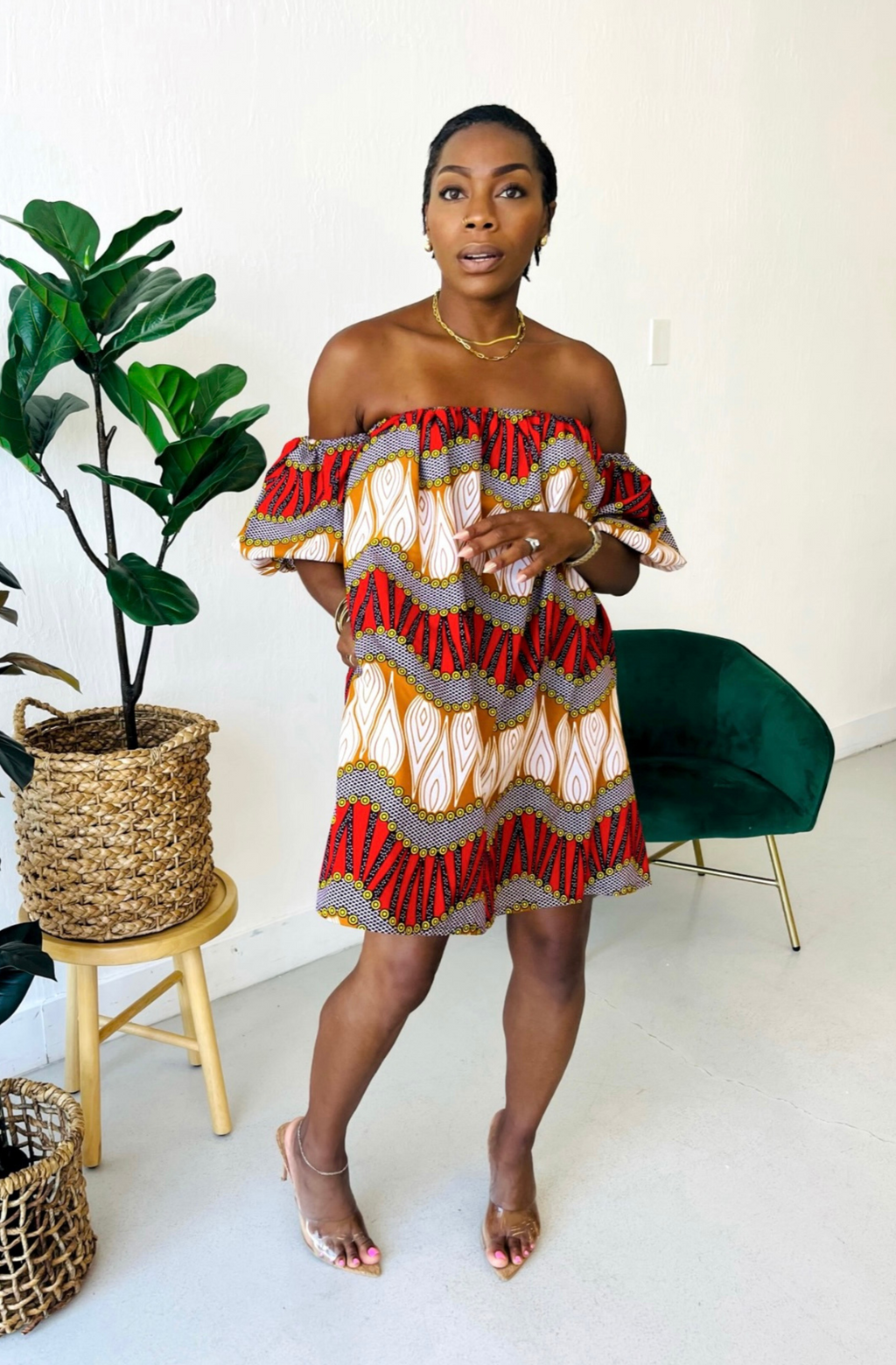 OSFM (One Size Fits Most) Dress- Leo