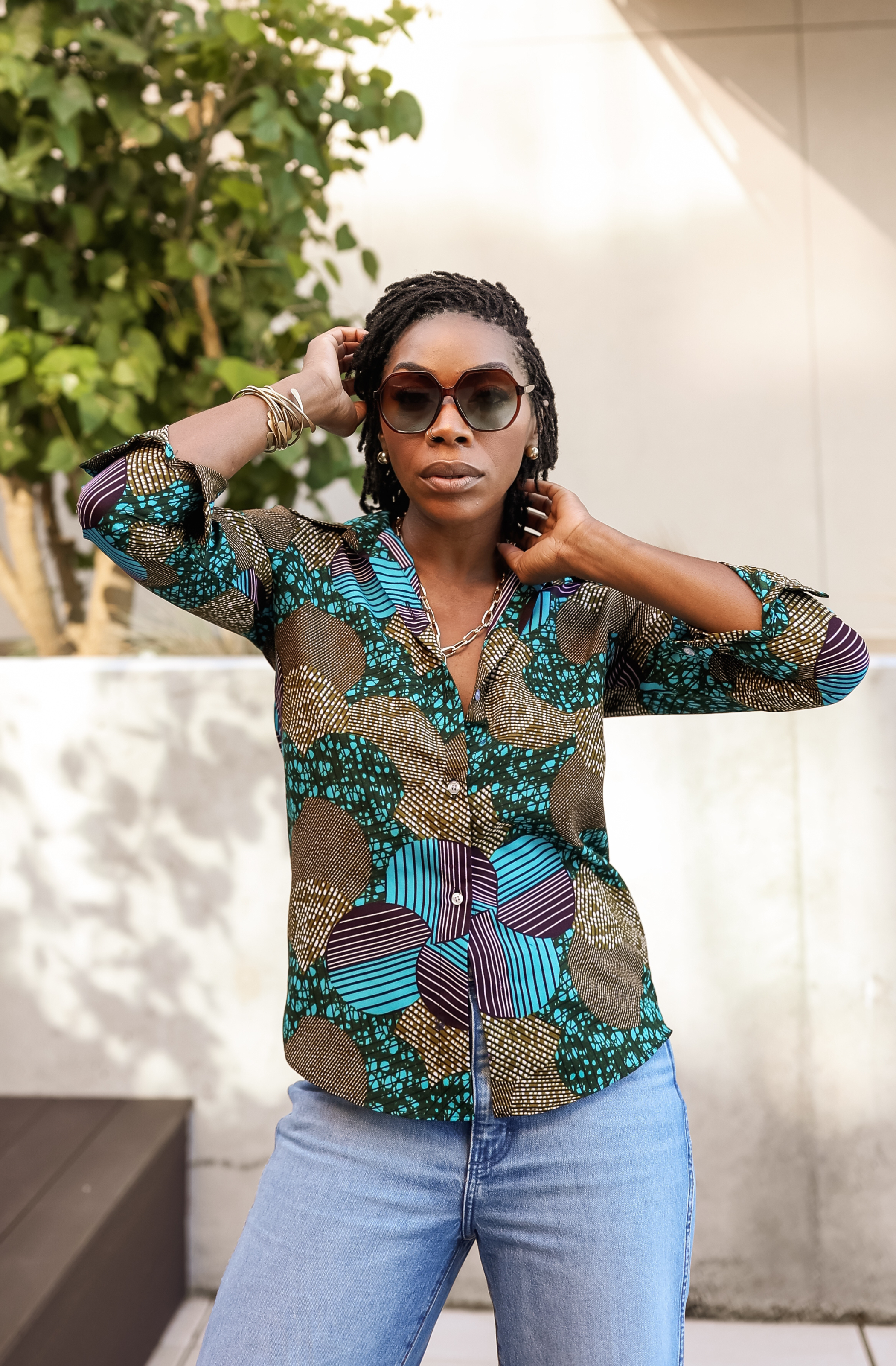 Button Down Shirt- Adaeze