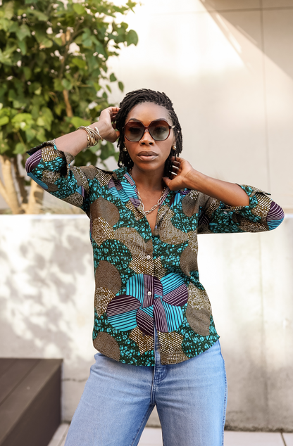 Button Down Shirt- Adaeze