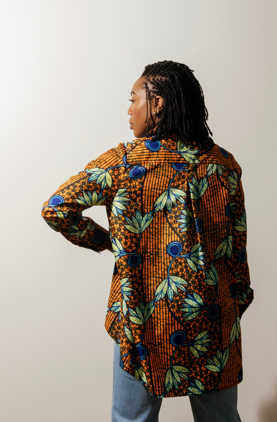 Oversized Button-Up Shirt- Flavor