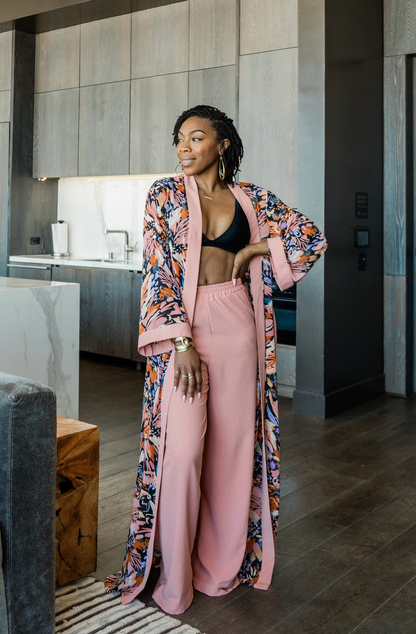 Tina (Sheer) Duster Set