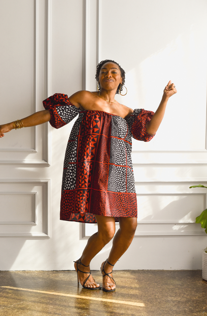 OSFM (One Size Fits Most) Dress- Redz